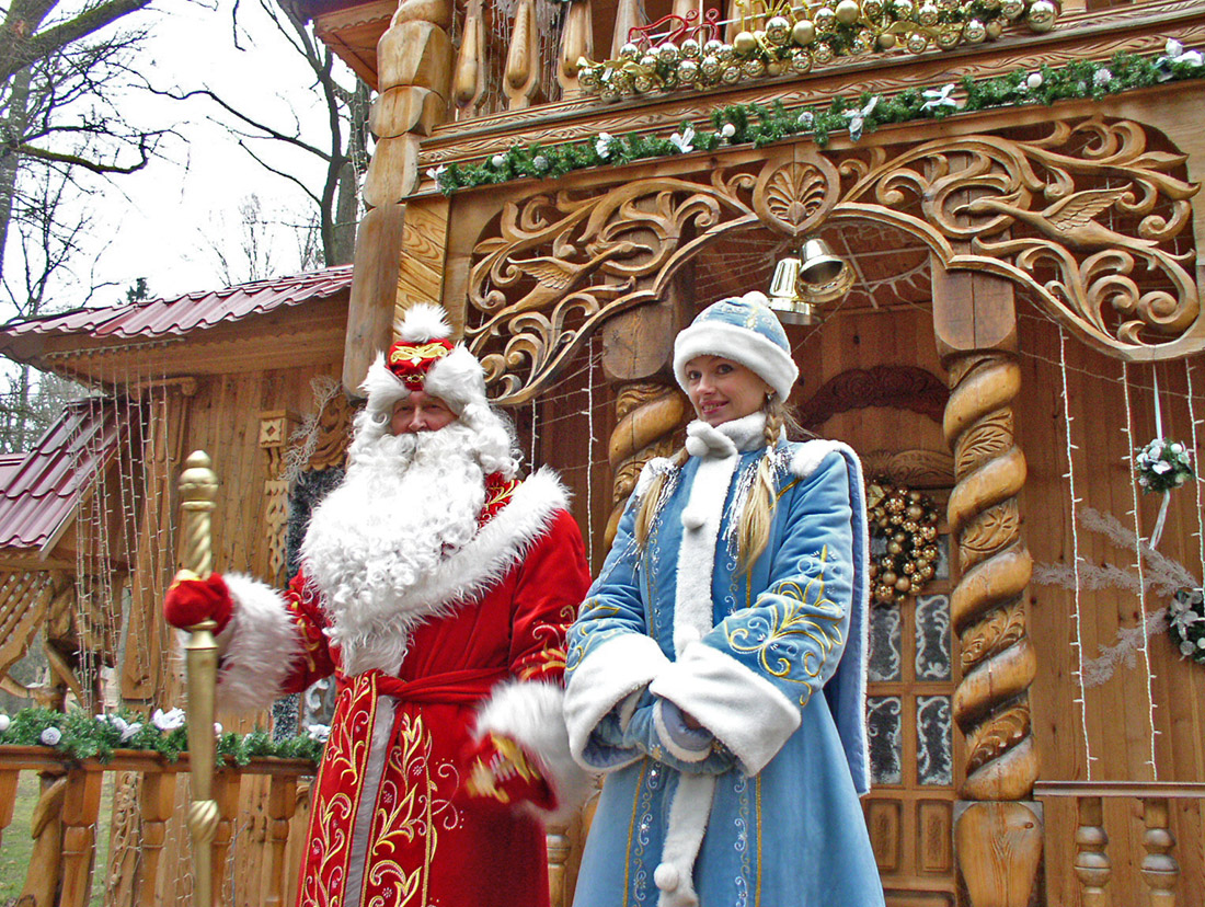 Ded Moroz and Snegurochka