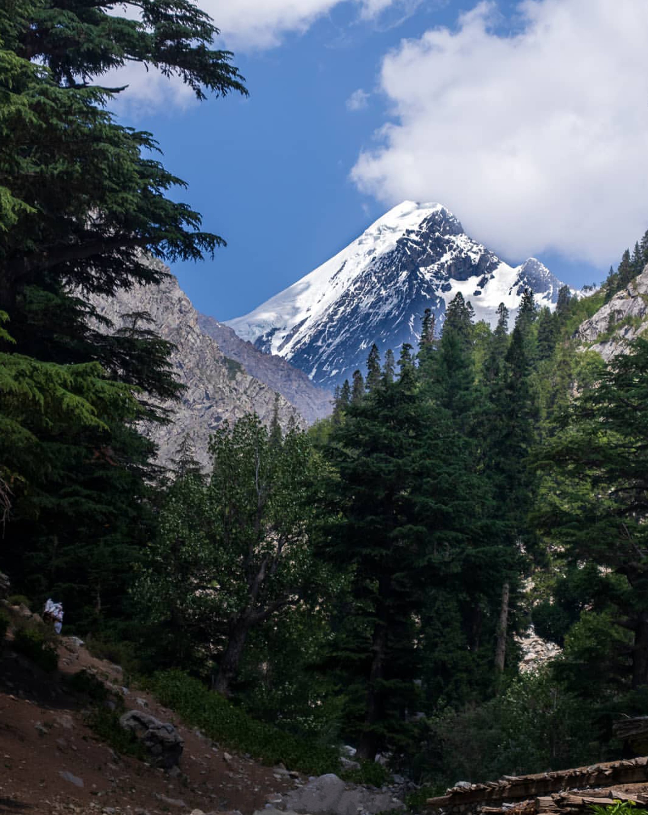 image of a mountain peak in Sawat Pakistan