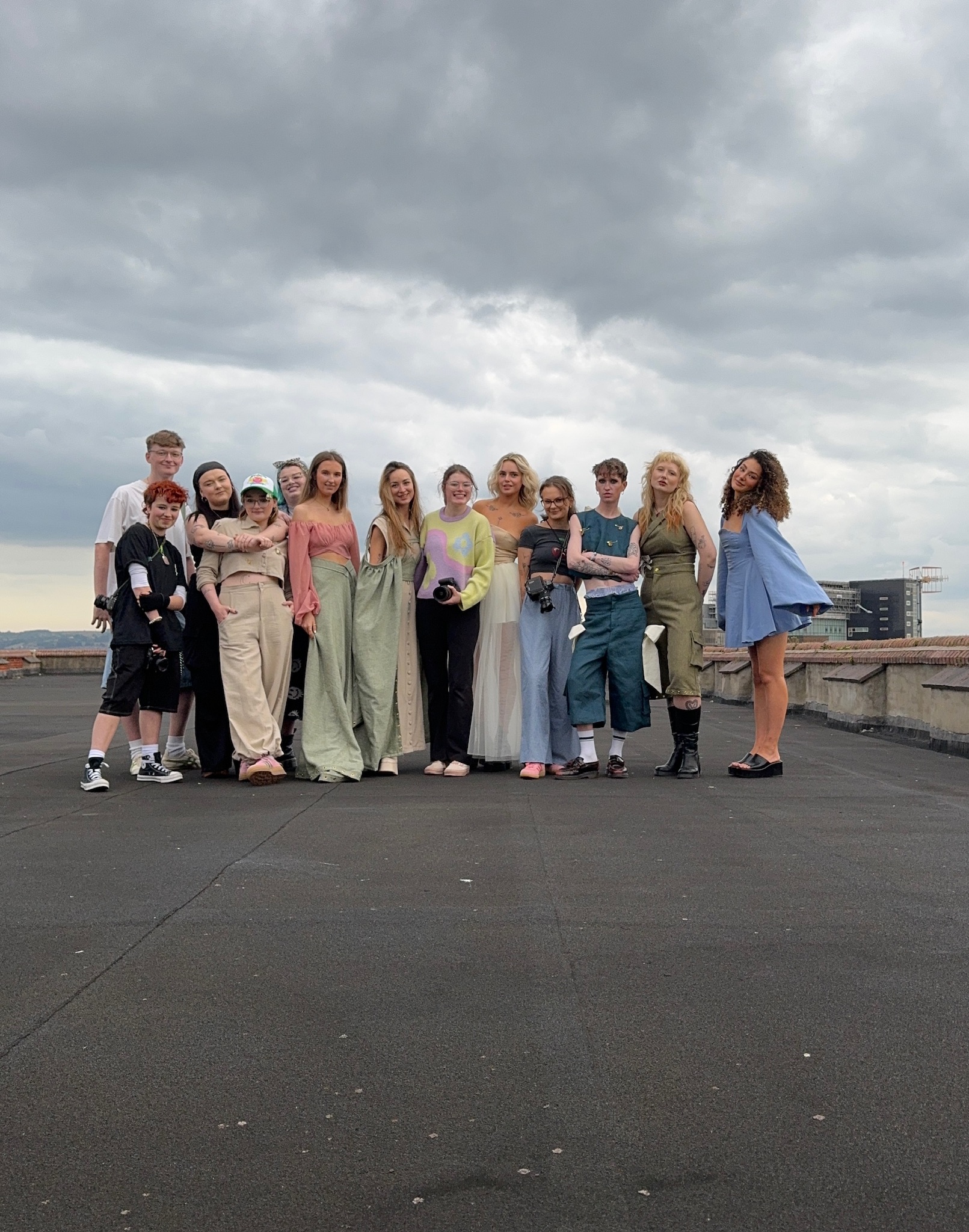 Group of community of young photographers