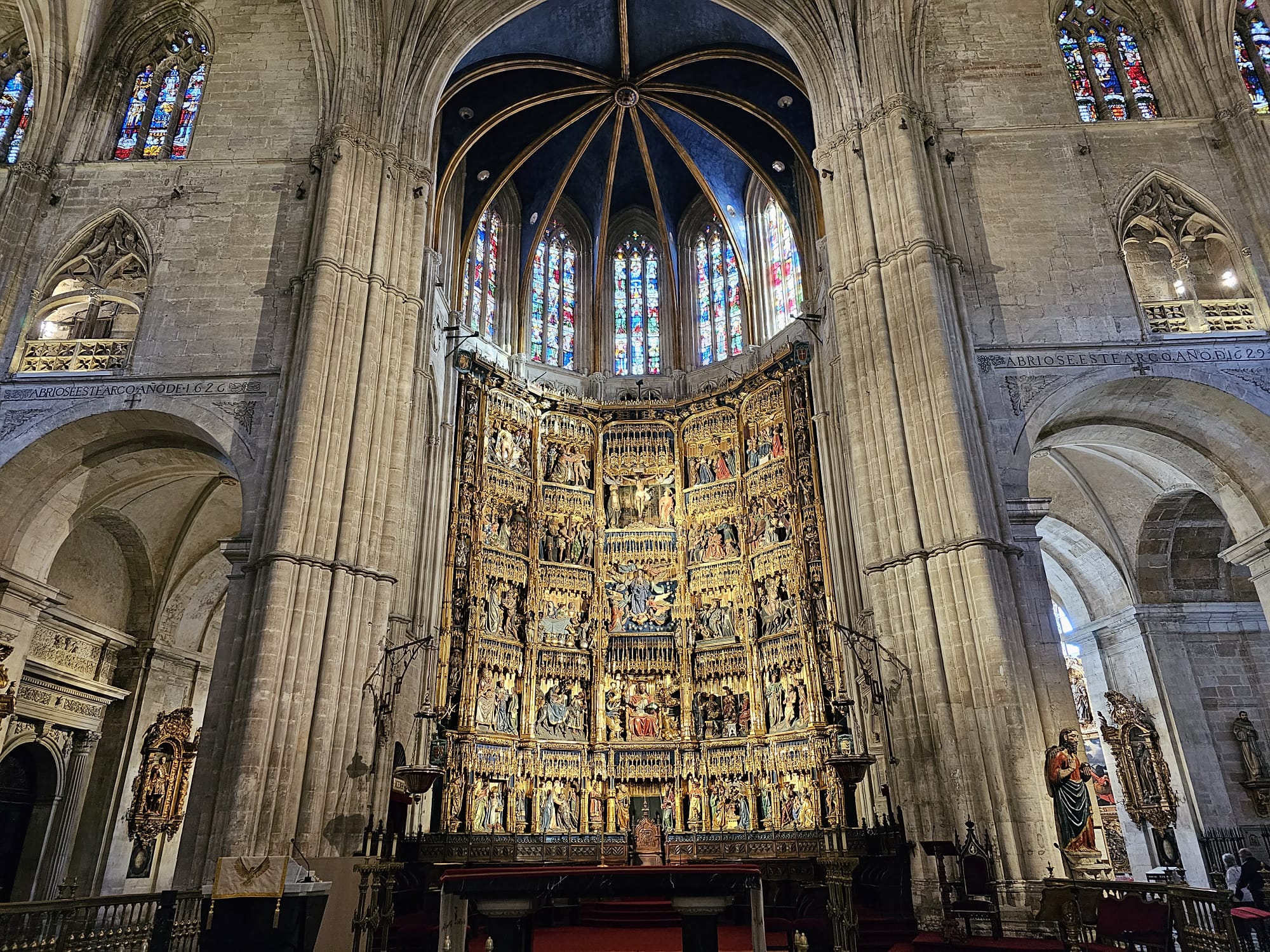 A beautiful wall of the cathedral