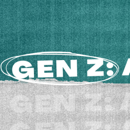 A graphic that says "Gen Z A year in review"