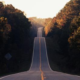 road into the mountains