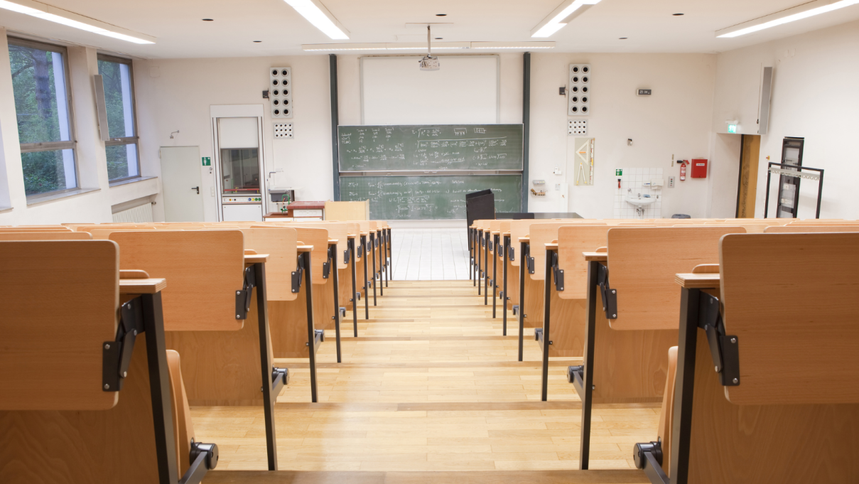 Image of a university classroom